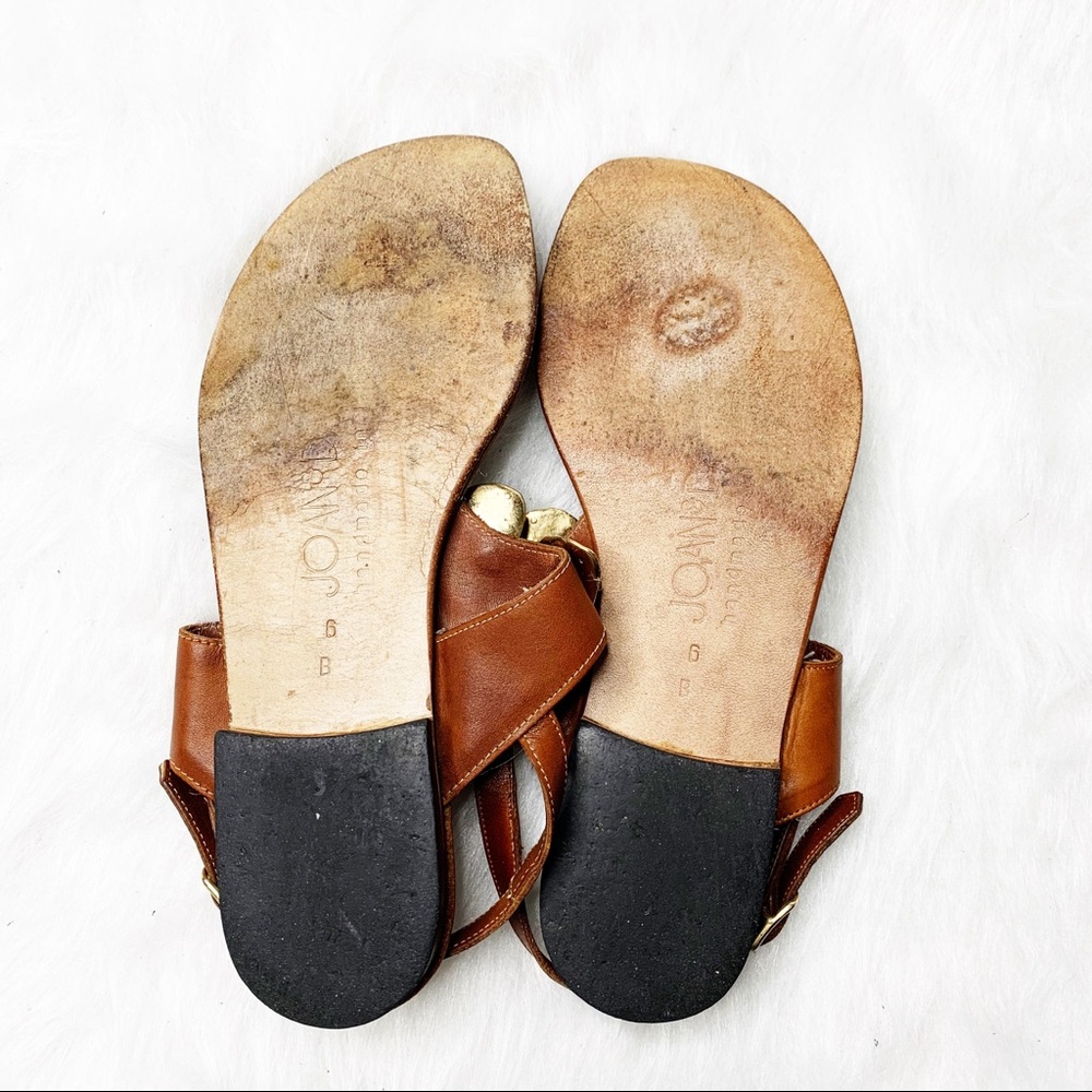 JOAN & DAVID Handmade Italian Leather Boho Sandals - Picture 7 of 8